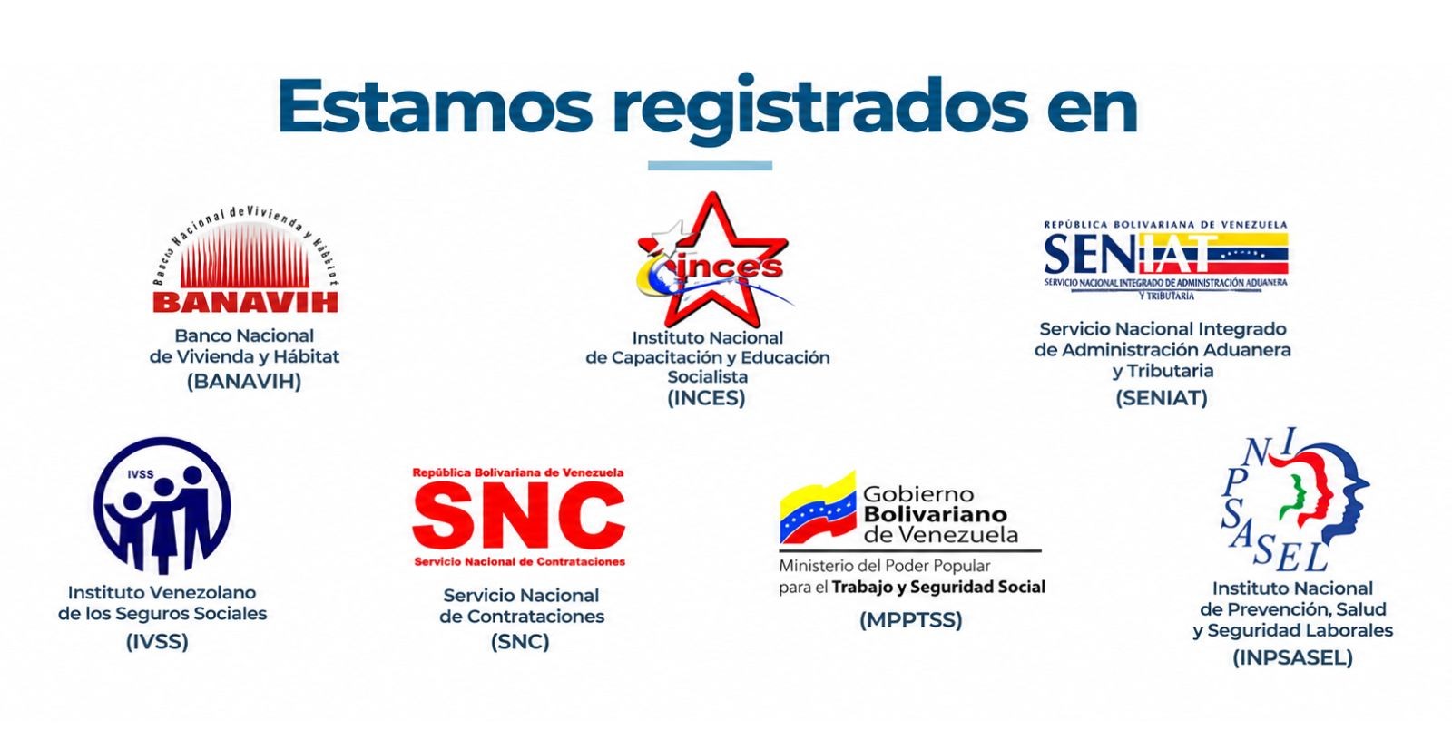 Estamos registrados en